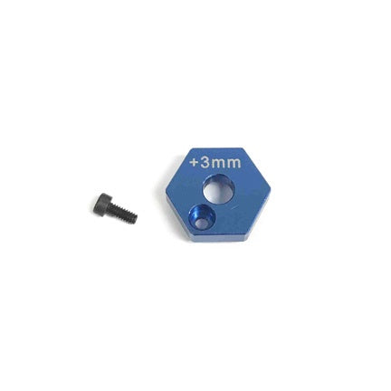 Custom Works 7259 Outlaw 4 Front Axle Hex Spacer (+3mm Offset)