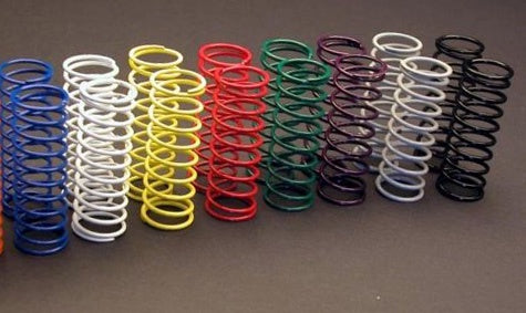 Custom Works 1800 Spring Set for Long MDX Shocks: 3 lbs to 10 lbs, Spring Length 1.75"