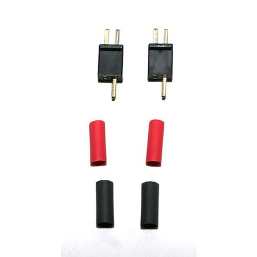 1221 Deans Micro Plug 2B Black Polarized Connector