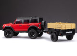 Traxxas TRX4m 9798 Stake sides, utility trailer (complete set)/ spare tire mount (2)/ 3x18mm BCS (2)