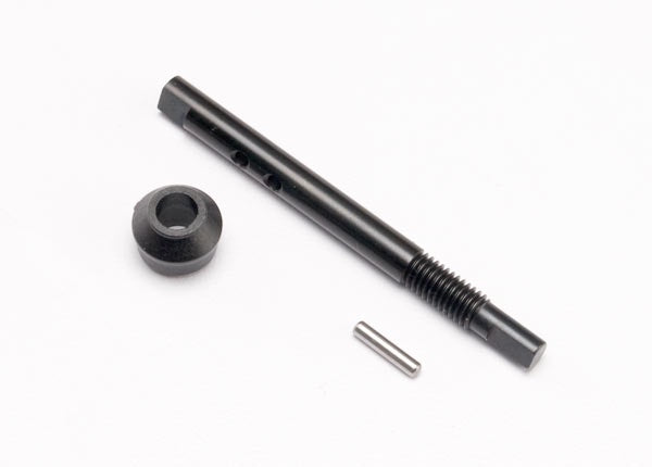 Traxxas 6893R Input shaft (slipper shaft)/ bearing adapter (1)/pin (1) 0.025