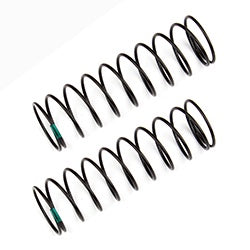 Team Associated 91837 Rear Shock Springs, green, 1.80 lb/in, L61mm