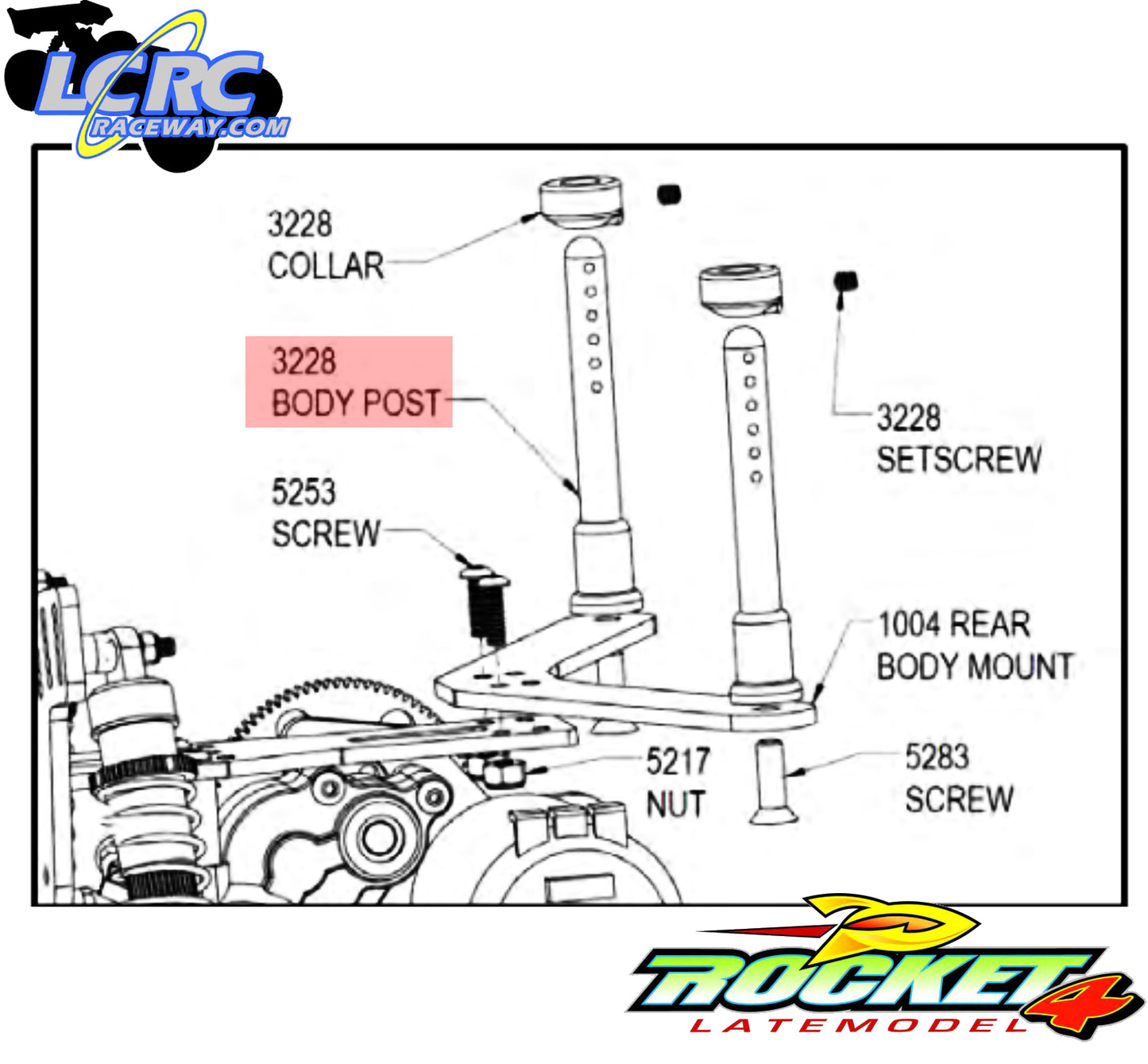 Custom Works 3228 Long Body Mounts Posts