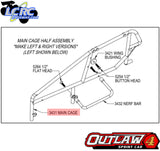 Custom Works 3431 V2 Cage Main Frames (Outlaw 3 & 4, Enforcer 7)