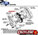 Custom Works 4464 Top Shaft for 2.6 GBX