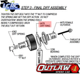 Custom Works 4478 Diff Rings for 2.6 Transmission