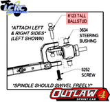 Custom Works 8123 Tall Ballstud