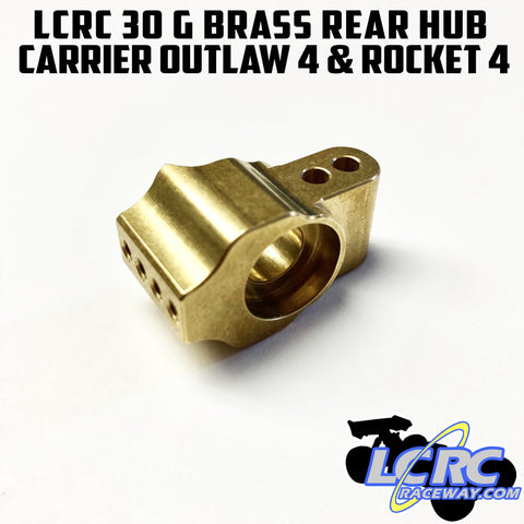 LCRC 30 g Brass Rear Hub Carrier for Custom Works Outlaw 4, Outlaw 5 & Rocket 4, Rocket 5