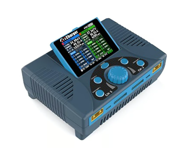 JUNSI 458DUO iCharger Lilo/LiPo/Life/NiMH/NiCD DC Battery Charger (8S/70A/2200W)