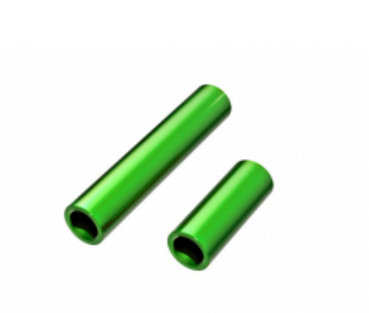 Traxxas 9752-GRN Driveshafts, center, female, 6061-T6 aluminum (green-anodized) (front & rear)