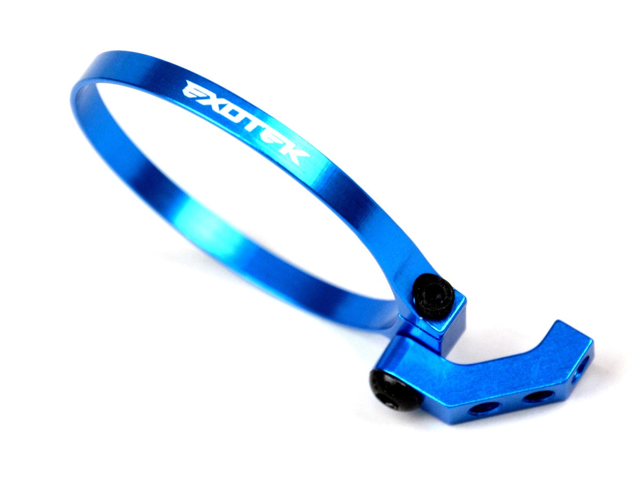 Exotek Racing 1718BLU Angled Clamp On Fan Mount (Blue)
