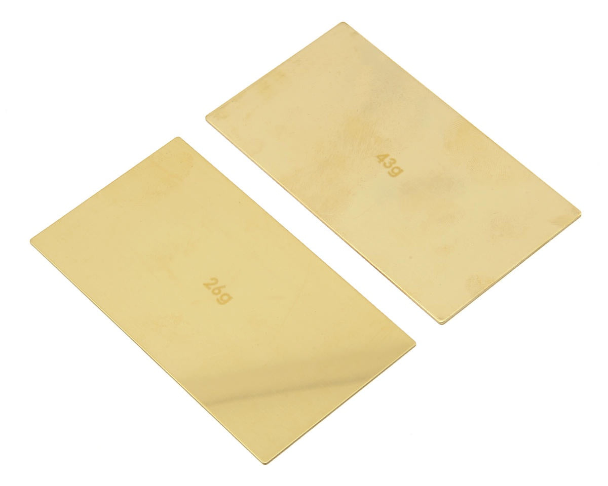 Team Associated 91744 FT Brass Under Battery Weights