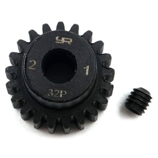 Yeah Racing MG-32009 HD Steel 5mm Bore Motor Gear/Pinions 32 Pitch 21 Teeth