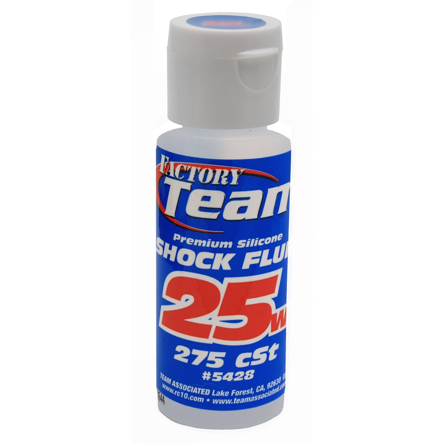 Team Associated 5428 Silicone Shock Fluid, 25 weight 2oz 275 CTS