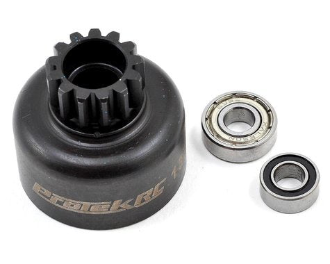 ProTek RC PTK-7060 Hardened Clutch Bell w/Bearings (13T) (Losi 8IGHT Style)