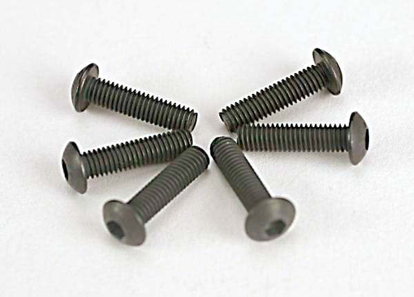 Traxxas 2578 Screws, 3x12mm button-head machine (hex drive) (6)