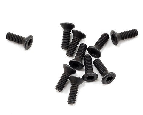 Mugen Seiki B0754 2x6mm SJG Flat Head Hex Screw (10)