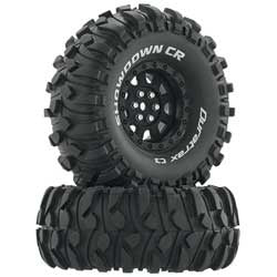 Duratrax DTXC4034 Showdown CR C3 Mounted 1.9" Crawler Black (2)