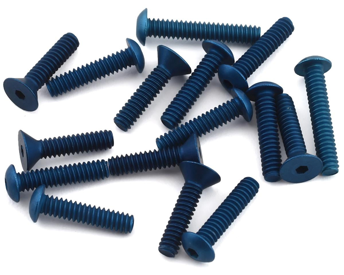 Custom Works 3429 Lightweight Screw Kit For Cage (Blue)