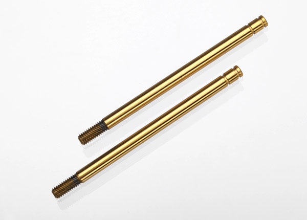 Traxxas 1664T Shock shafts, hardened steel, titanium nitride coated (long) (2) 0.02