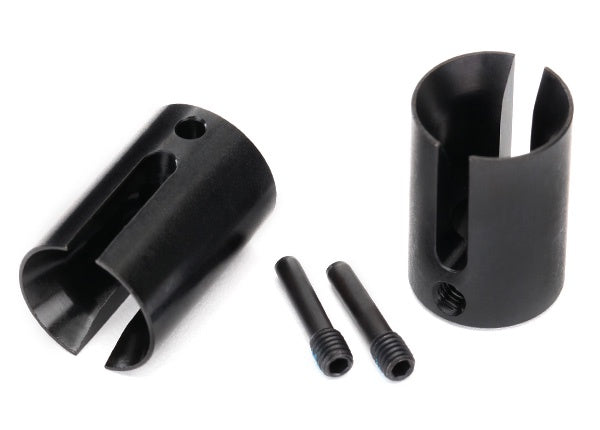 Traxxas 8652 - Drive cup, machined steel (2)/ 4x17mm screw pins (2)