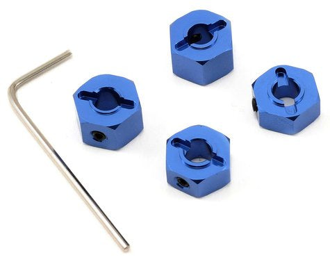 ST Racing ST3654-12B Concepts 12mm Aluminum "Lock Pin Style" Wheel Hex Set (Blue) (4)