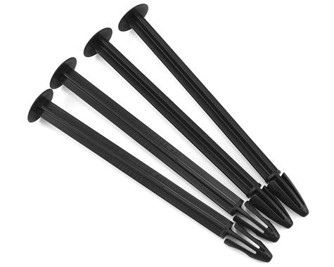 DE Racing DER-TSB-BLK 1/8 Buggy Tire Spikes (Black) (4)