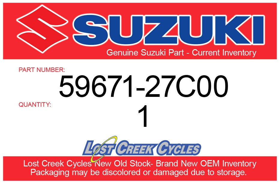 Suzuki 59671-27C00 Master Cylinder Holder Bracket