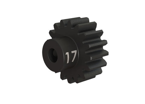 Traxxas 3947X - Gear, 17-T pinion (32-p), heavy duty (machined, hardened steel)/ set screw