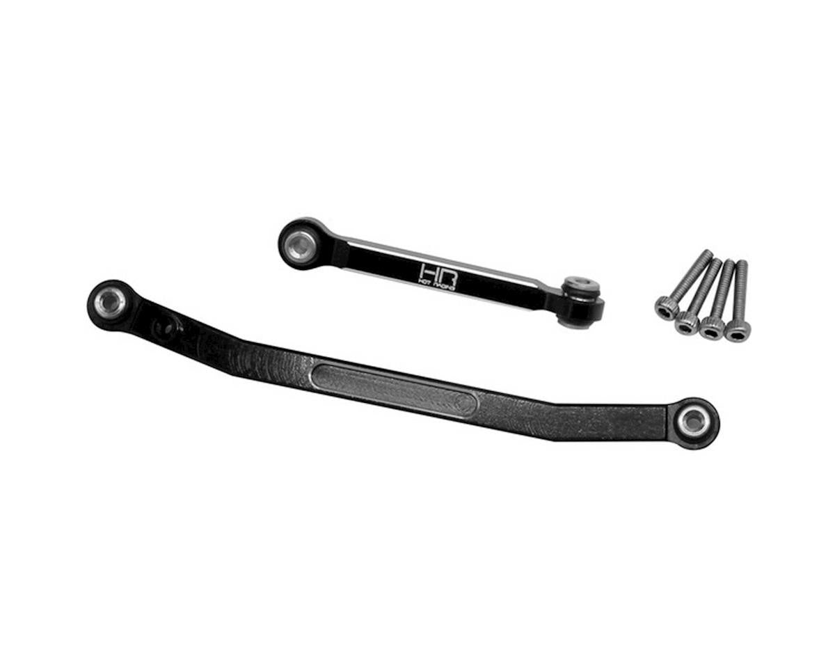 Hot Racing SXTF49X01 Axial SCX24 Aluminum Fix Tight Tolerance Steering Rod Link (Black)