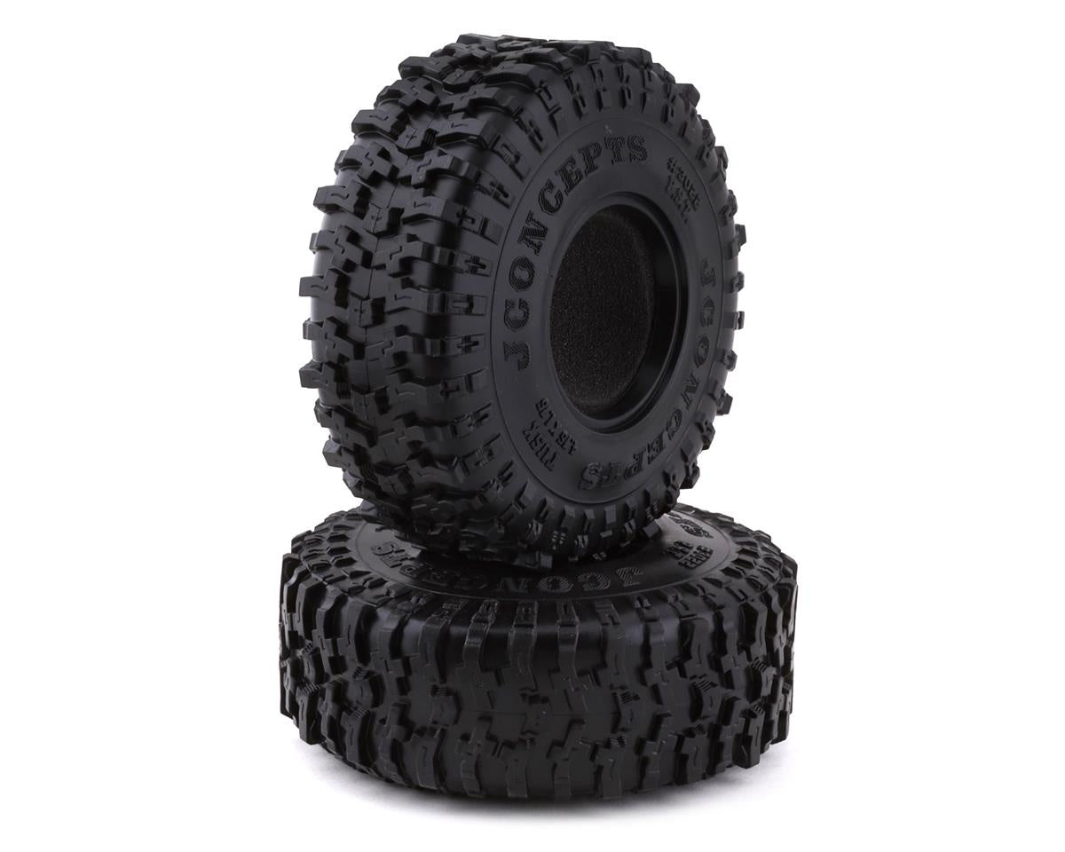 JConcepts 3022-02 Tusk 1.9" Performance Class 2 All Terrain Crawler Tires (2) (Green)