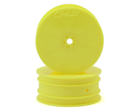 Pro Line 2768-02 Velocity VTR 2.2" 4WD Front Buggy Wheels (2) (Yellow) (B64) w/12mm Hex