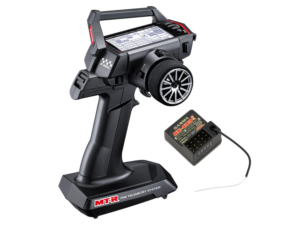 Sanwa MT-R FH5 4-Channel 2.4GHz Radio System w/RX-493i Receiver