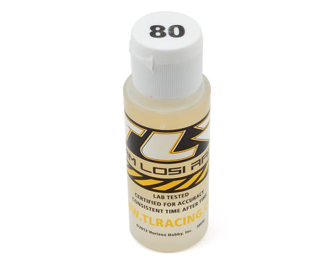 Team Losi Racing TLR74016 80 Silicone Shock Oil (2oz) (80 weight)