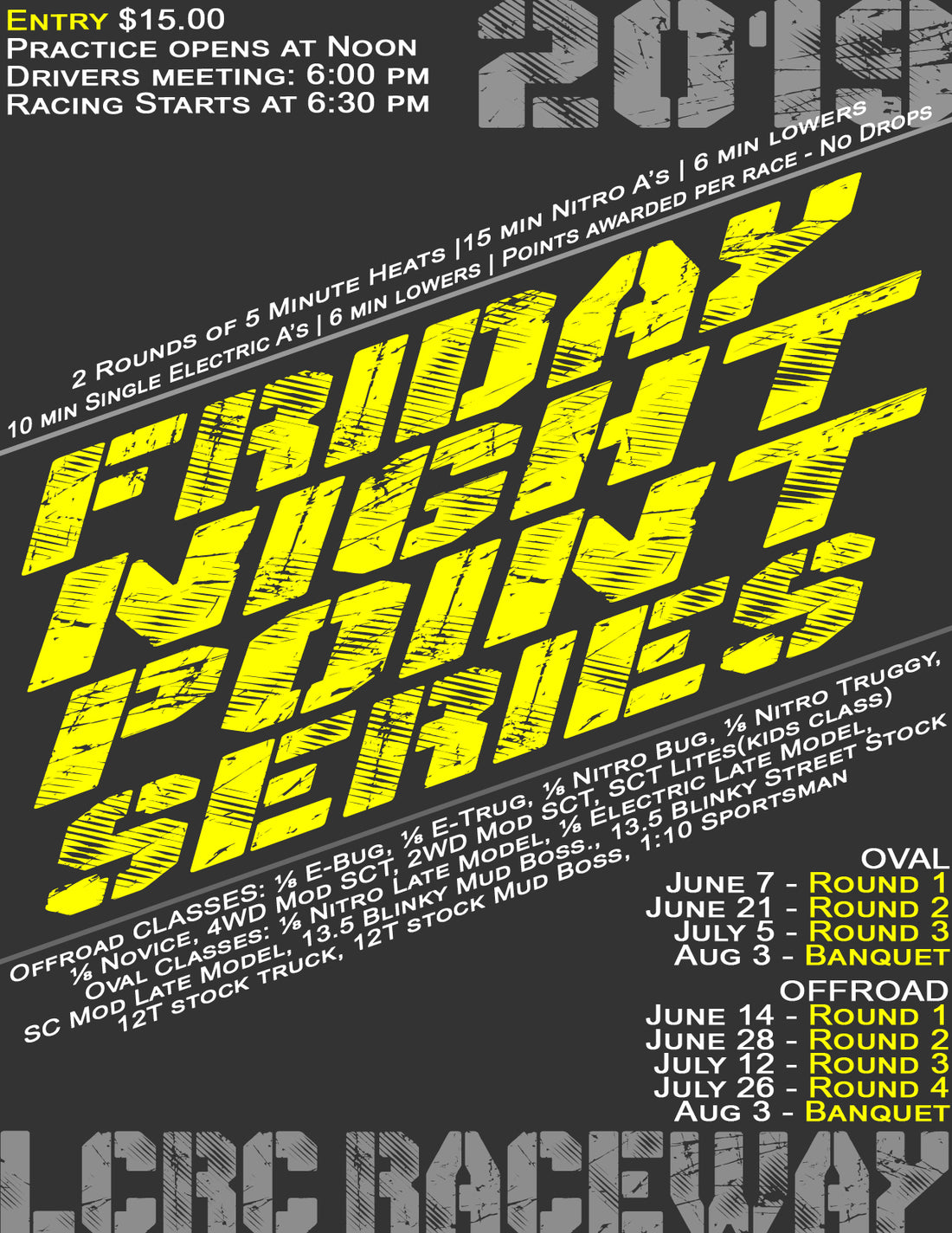 LCRC Raceway's Friday Night Point Series