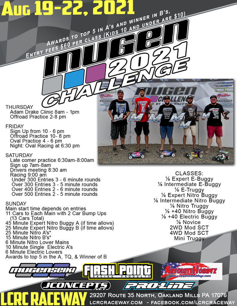 LCRC Raceway to host the 2021 Mugen Challenge on August 19-22