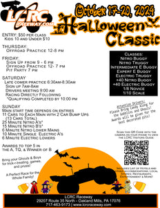 LCRC Presents: The Halloween Classic: October 17-20, 2024