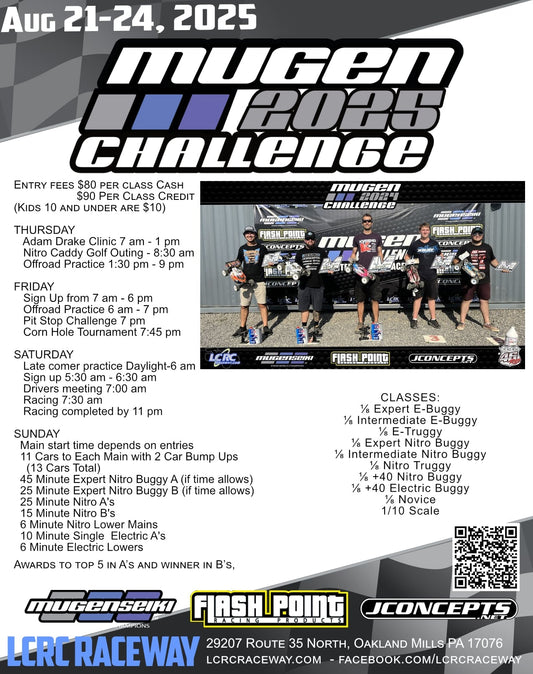 LCRC Presents: The 2025 Mugen Challenge