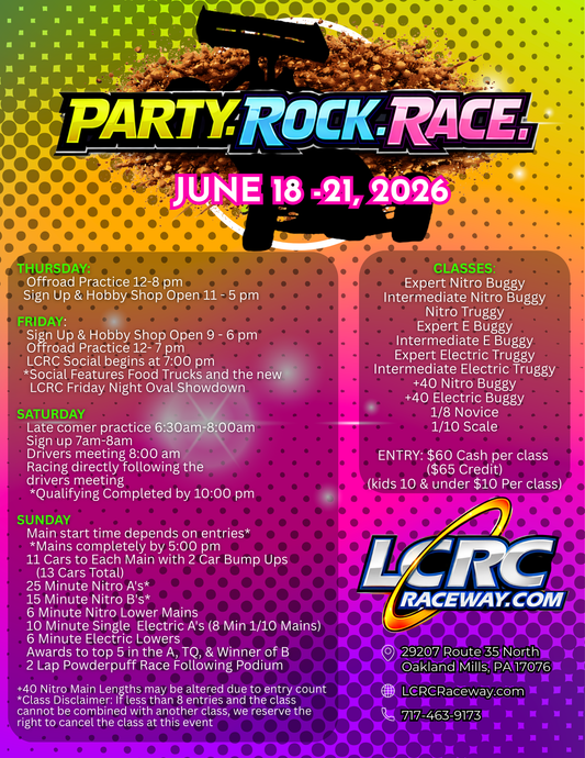 Party.Rock.Race. - June 18th - 21st, 2026