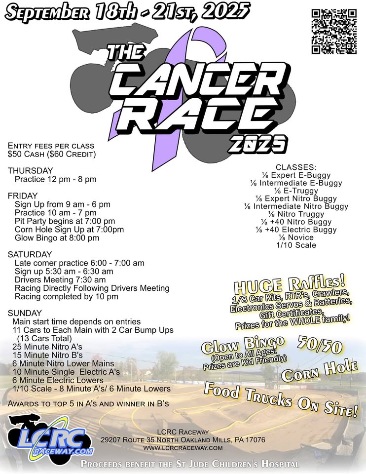 The Cancer Race hosted by LCRC Raceway and produced by The Mummah Foundation
