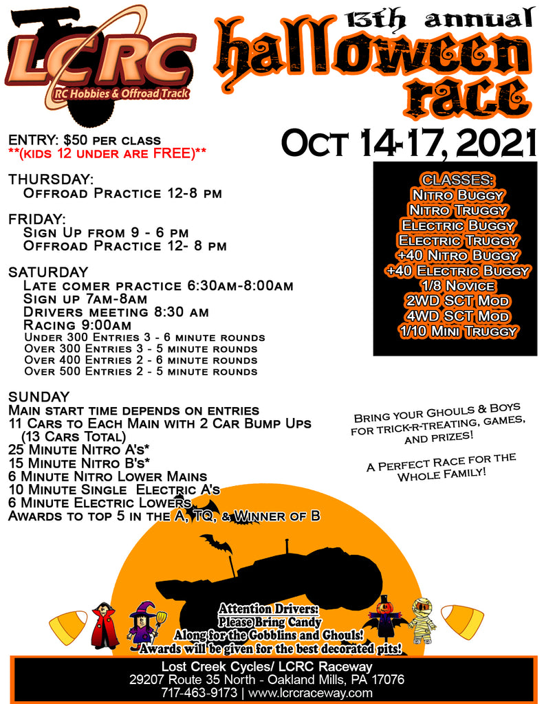 13th Annual LCRC Halloween Classic