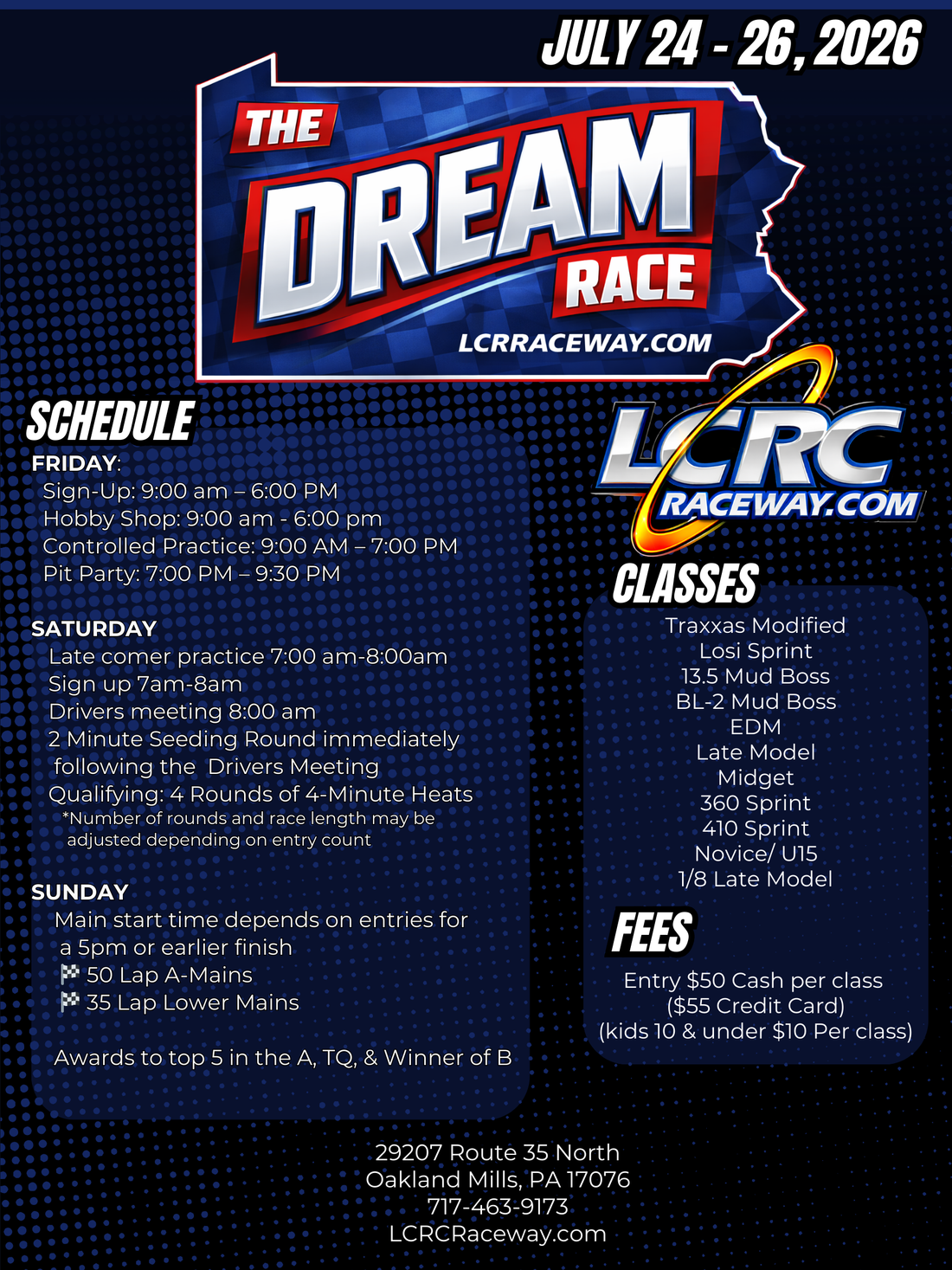 The Dream Race - July 24 - 26, 2026
