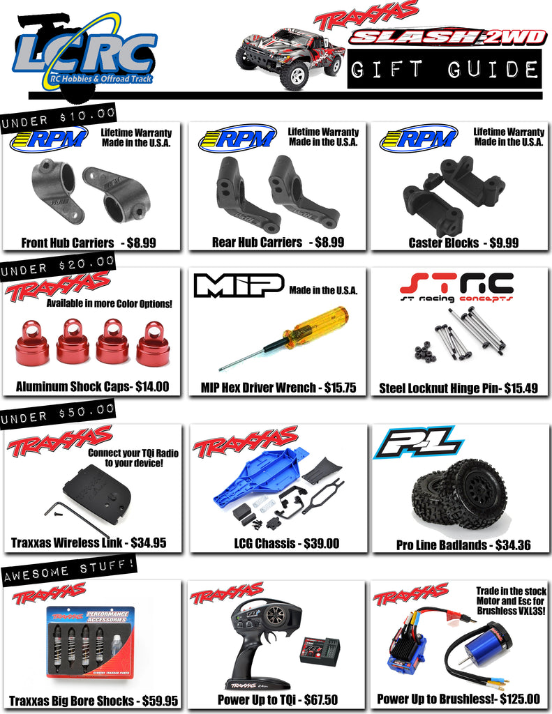 LCRC Raceway's Buyers Guide for the Traxxas Slash: 2019 Gift Guide!