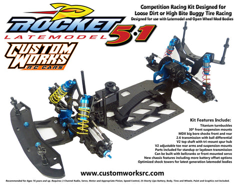 Custom Works 0717 Rocket 5.1 Kit for Late Model or Modified