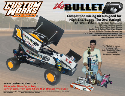 Custom Works 0740 R/C "The Bullet" High Bite Sprint Car