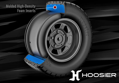 Traxxas 10473R Dirt Oval Gray Front Wheels w/ Hoosier Tires (2)