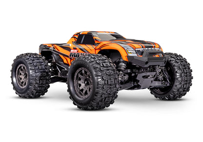 Traxxas 107154-1-ORNG Mini Maxx® Brushless 1/16 4WD RTR Monster Truck (Green) w/TQ™ 2.4Ghz Radio, Battery & Charger (Orange)