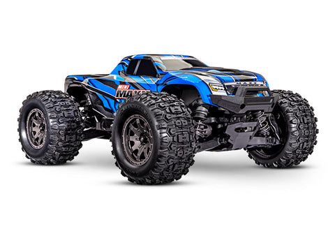 Traxxas Mini Maxx® Brushless 1/16 4WD RTR Monster Truck (Blue) w/TQ™ 2.4Ghz Radio, Battery & Charger 107154-1-GRN (Copy)