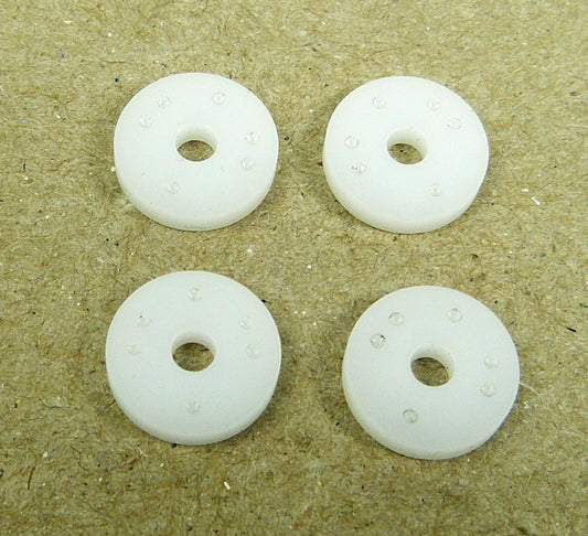 Custom Works 1875 Machined Delrin Big Bore Pistons - Blank (4)