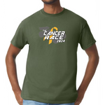 The 2024 Cancer Race Event T-Shirt Military Green